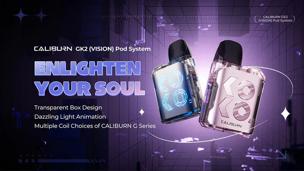 Uwell Caliburn GK2 Vision Futuristic Vape Review Uwell Caliburn GK2 Vision Futuristic Vape Review