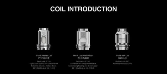 SMOK TFV18 Mesh Coils
