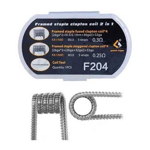 Geek Vape Framed Staple Clapton Coil (F204)