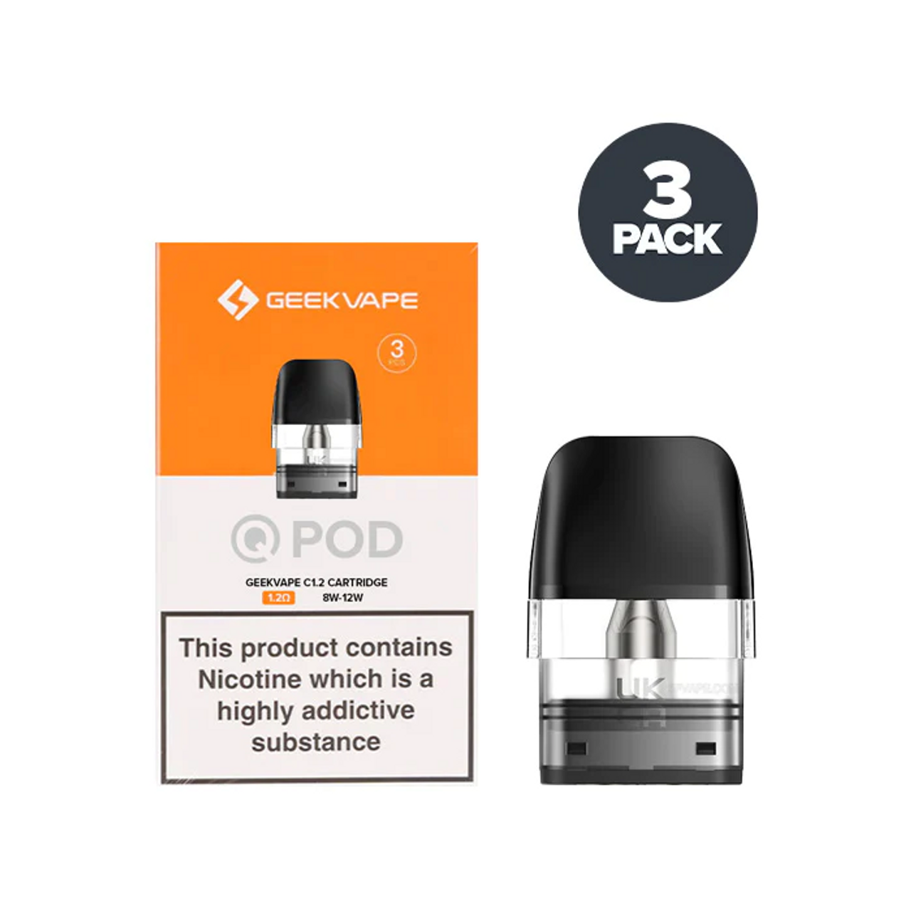 Geekvape Q Pod Cartridge - Vape Kits | 2ml Capacity Geekvape Q Pod Cartridge - Vape Kits | 2ml Capacity