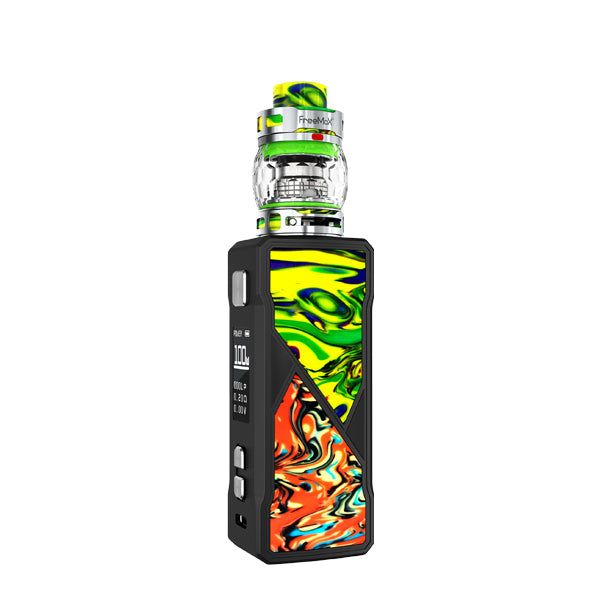 cheapest-FREEMAX MAXUS 100W KIT-Green-Orange-Map