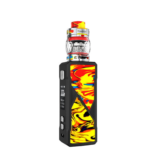 cheapest-FREEMAX MAXUS 100W KIT-Red-Yellow-Map