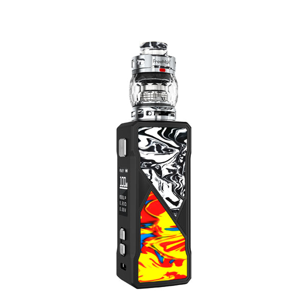 cheapest-FREEMAX MAXUS 100W KIT-black-red-map