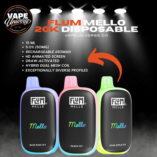 Affordable Flum Mello 20k at Vape Universe - Los Angeles USA 2024