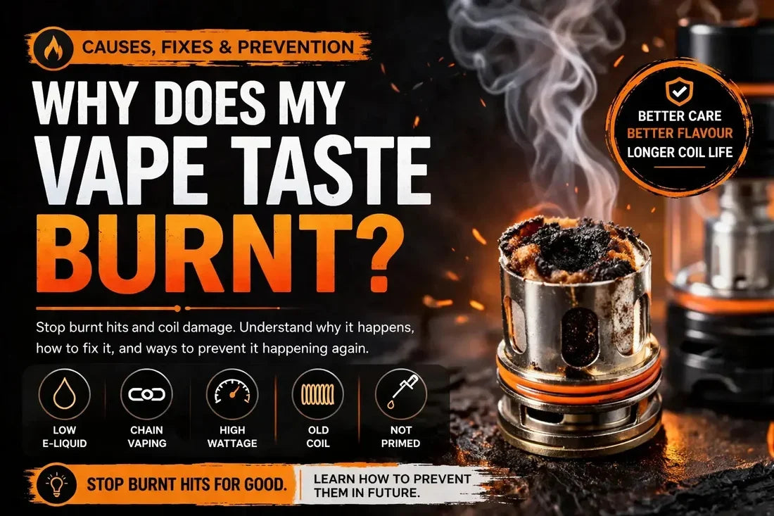 Why Does My Vape Taste Burnt