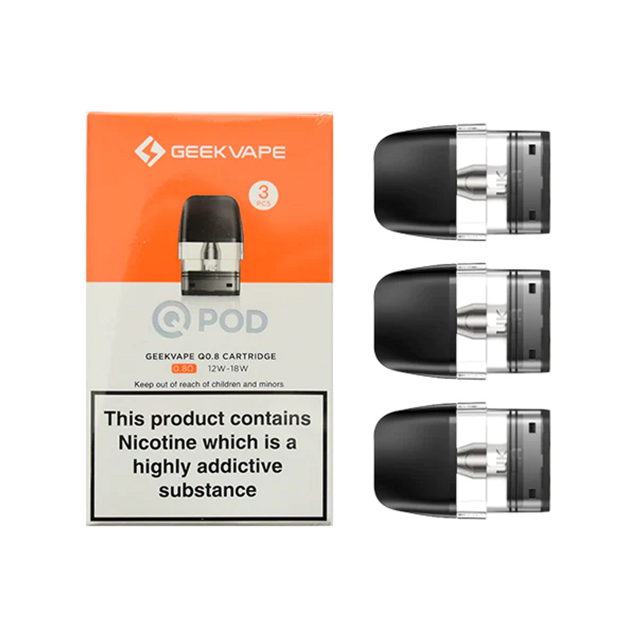 Geekvape Q Pod Cartridge - Vape Kits | 2ml Capacity Geekvape Q Pod Cartridge - Vape Kits | 2ml Capacity